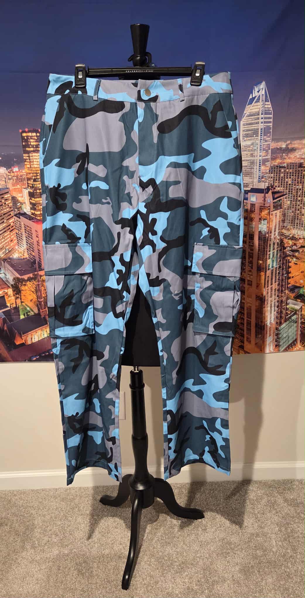 Blue Camo Pants