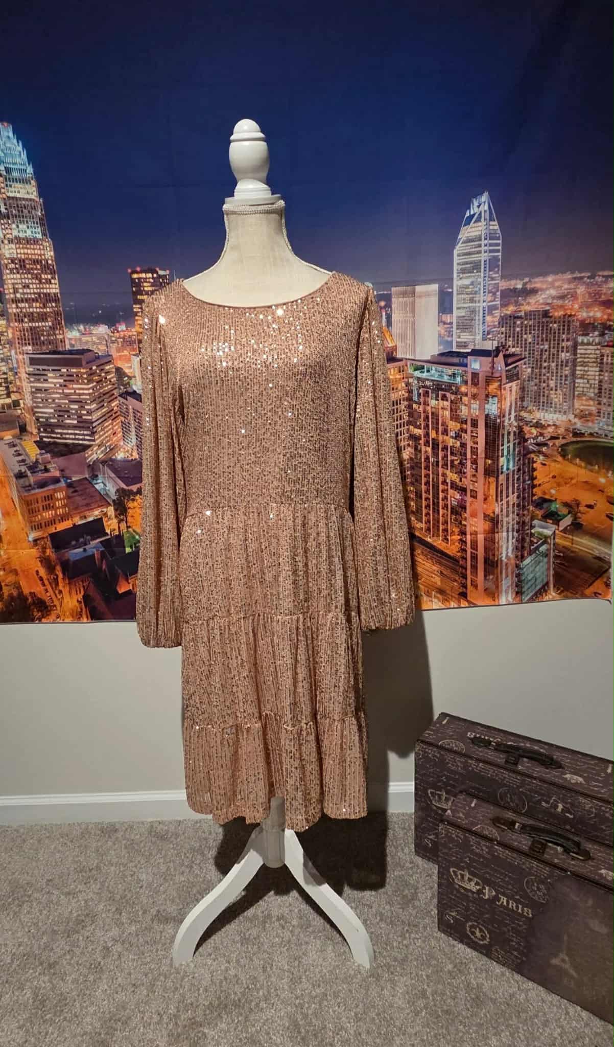 Pink Shimmer Dress