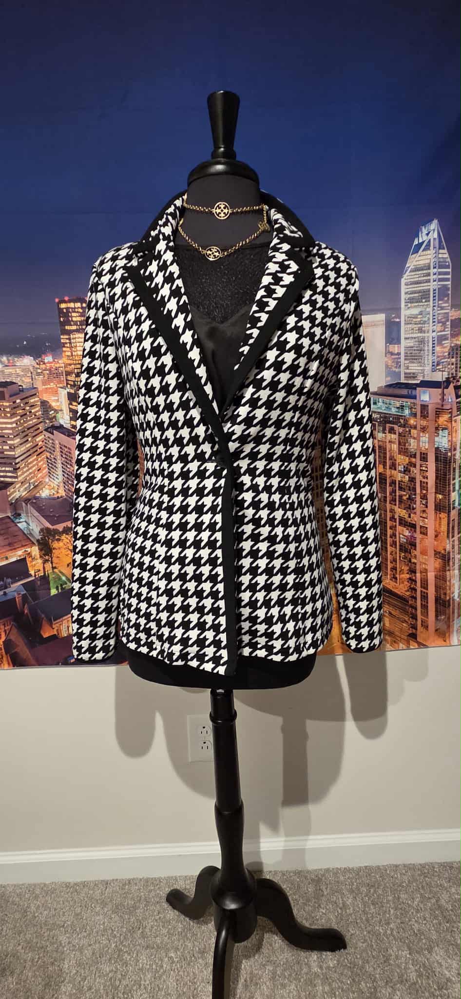 Houndstooth Blazer