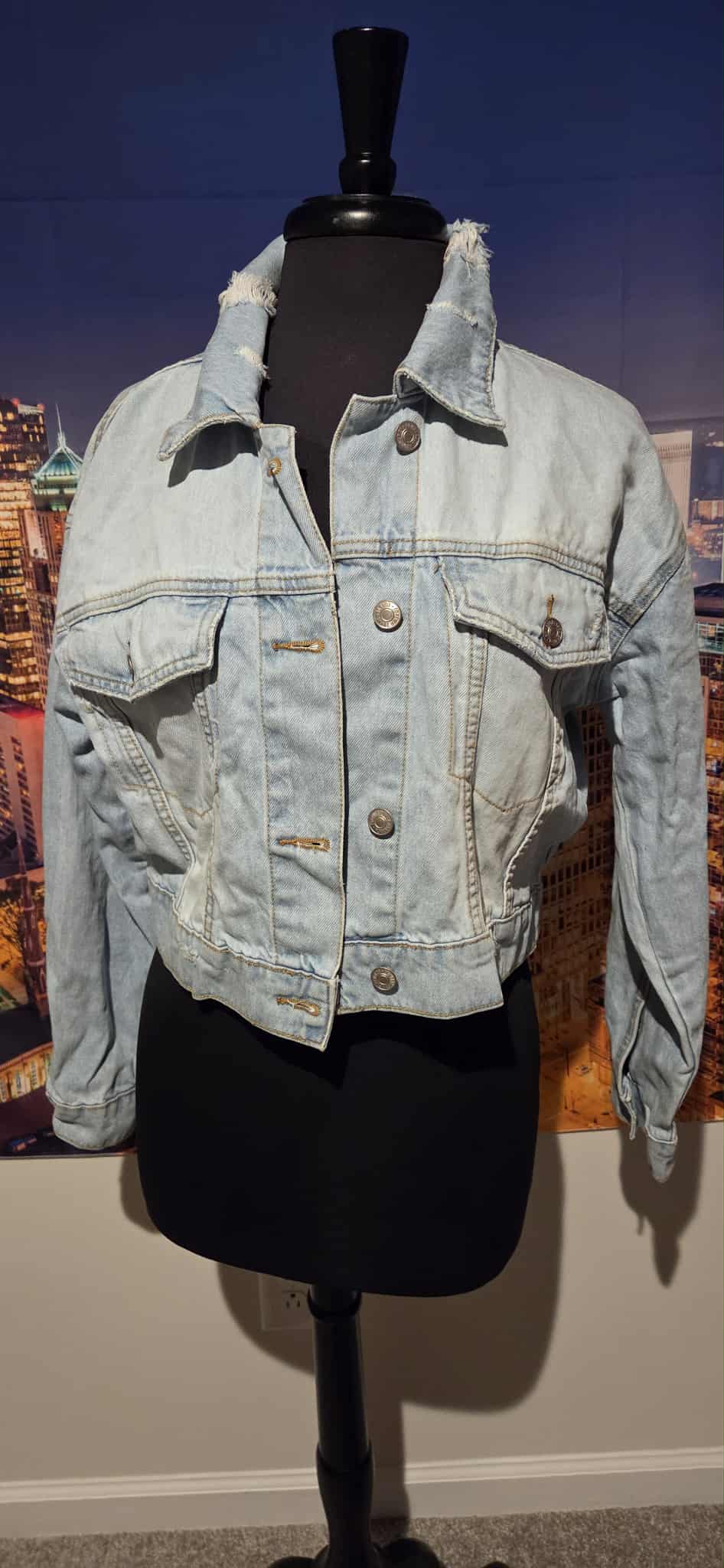 Jean Cropped Jacket