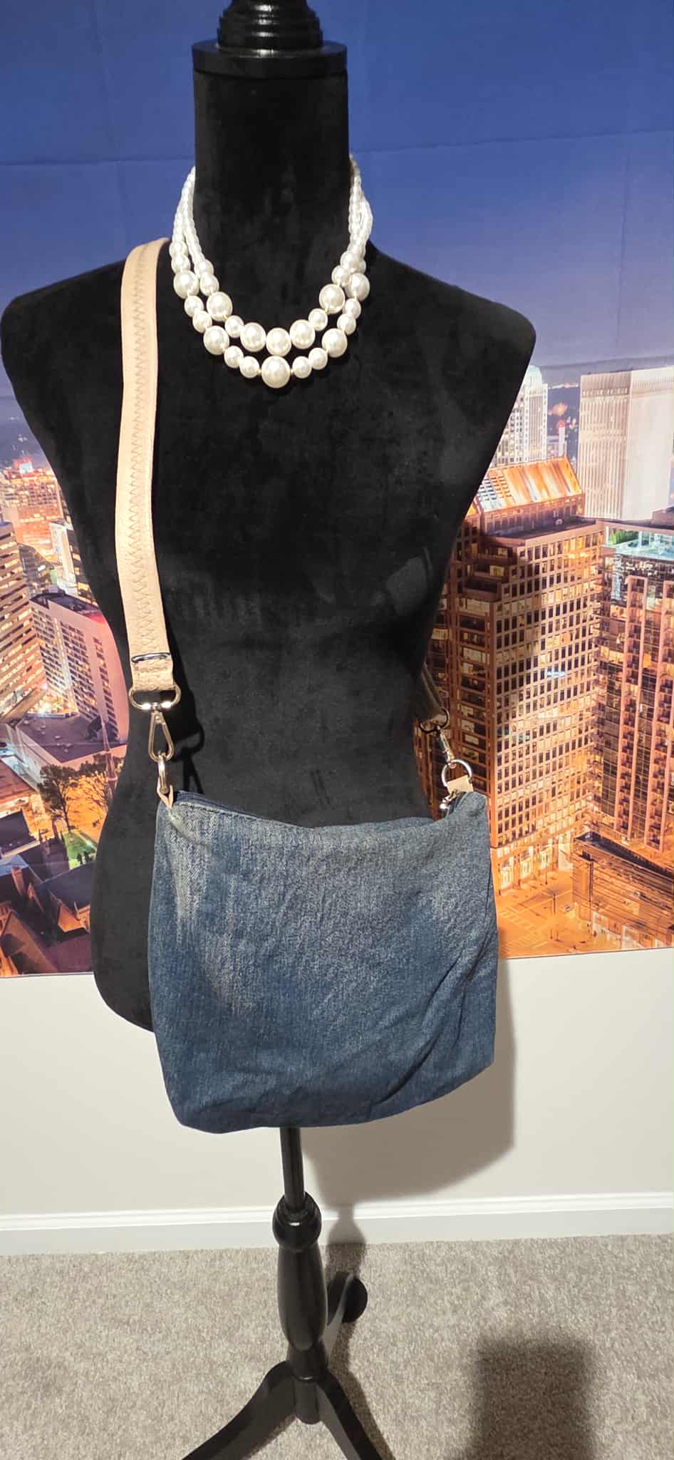 Denim Fashion Crossbody Bag