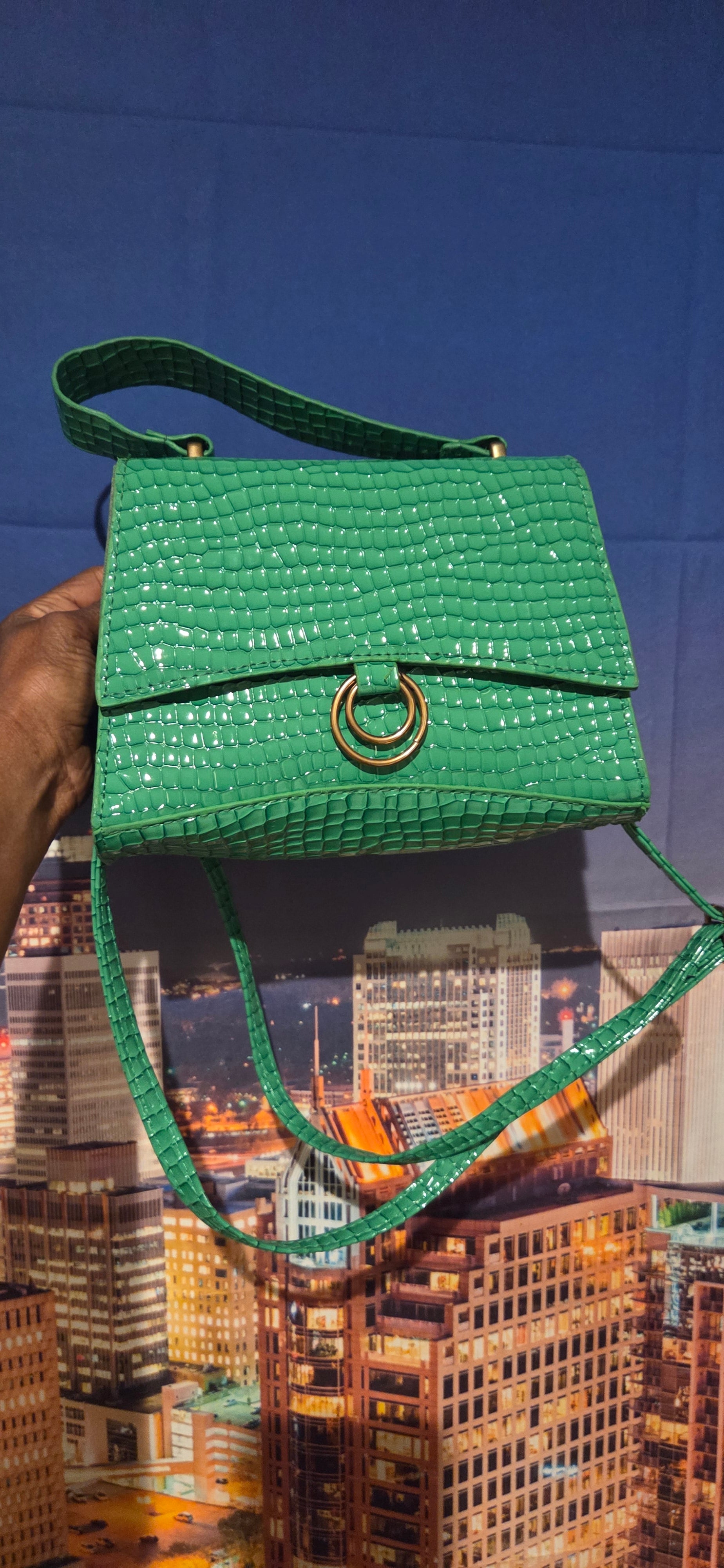 Green Crossbody