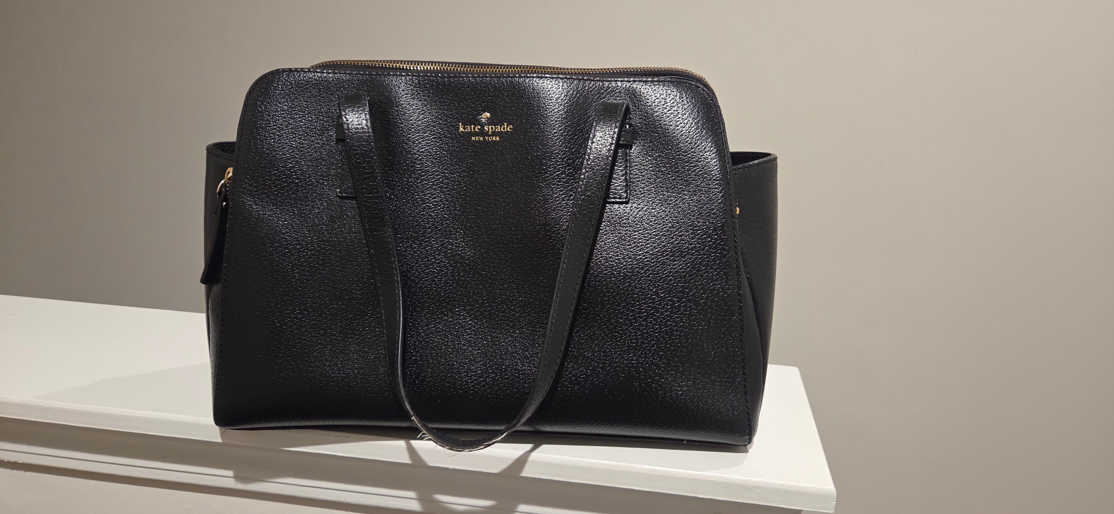 Authentic Black Leather Kate Spade Purse