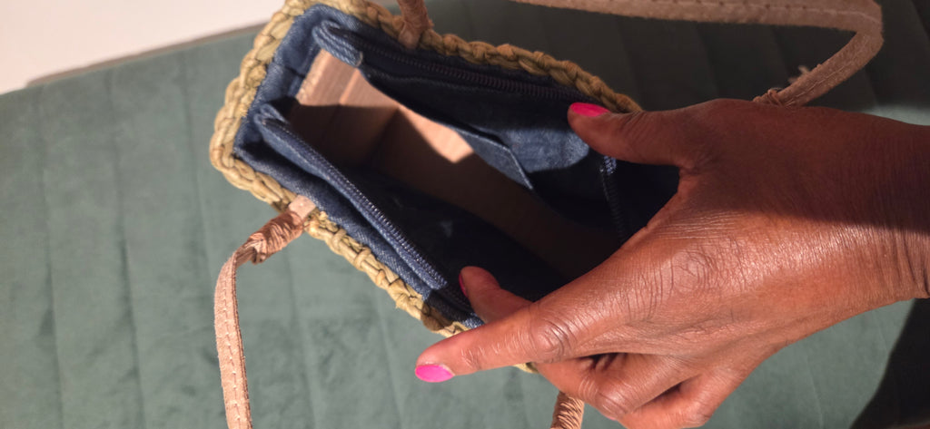 Straw Tote Purse