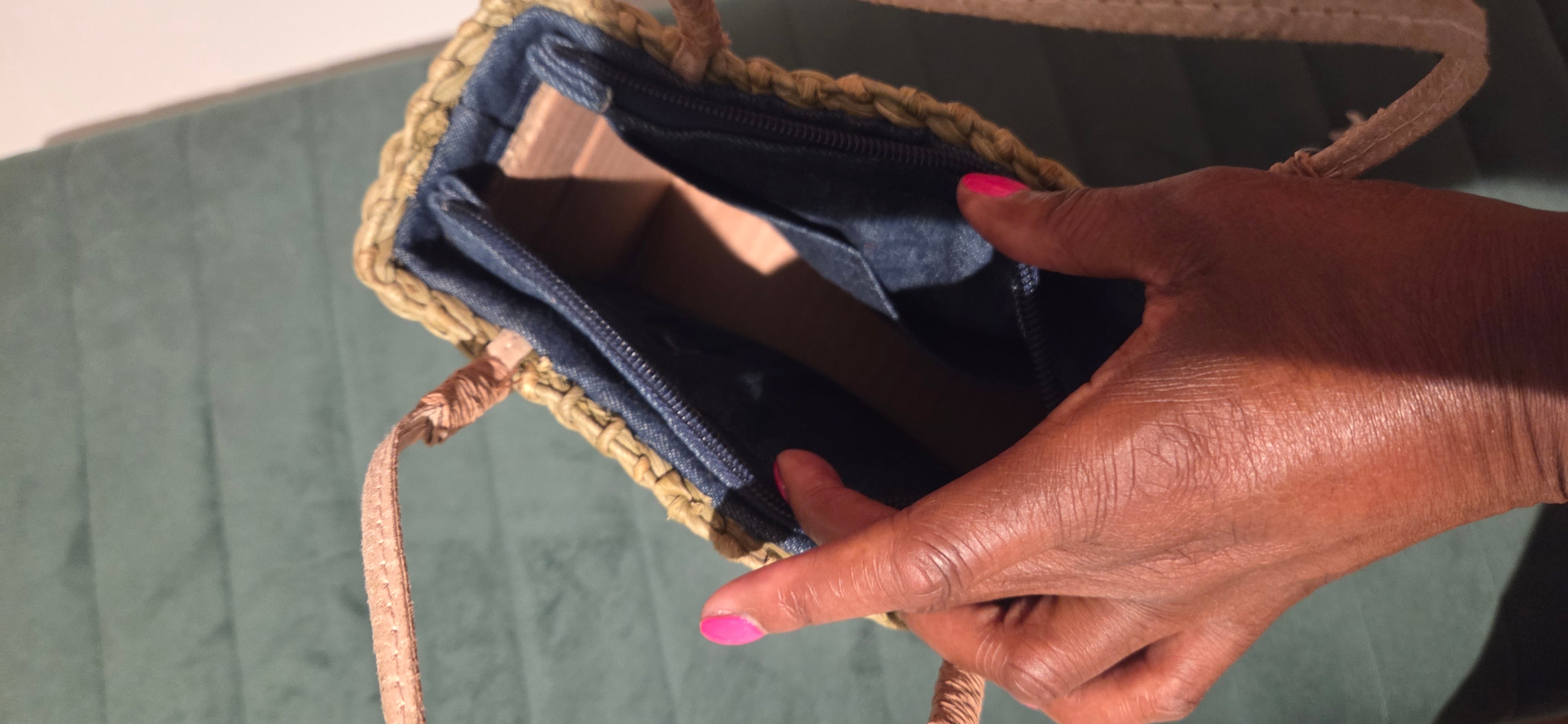 Straw Tote Purse