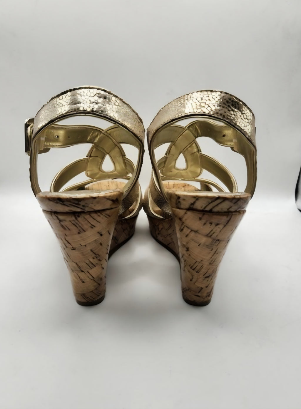 Golden Wedge Sandles
