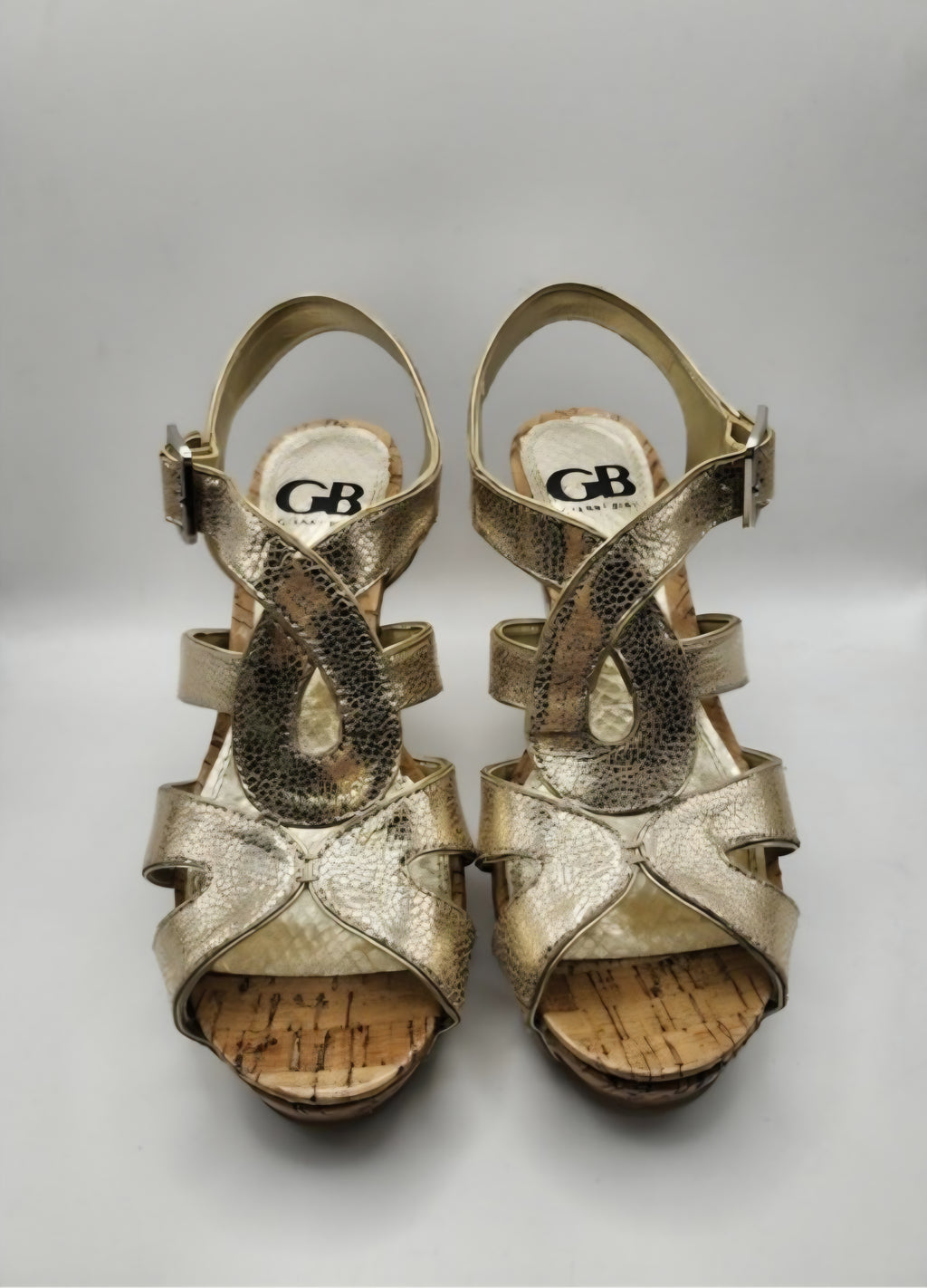 Golden Wedge Sandles