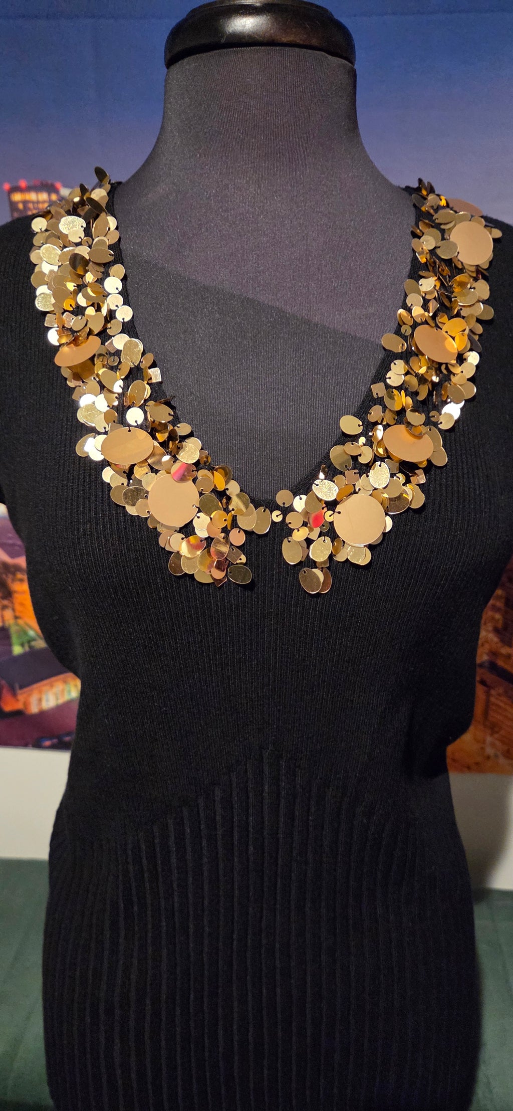 Solid Gold Sweater Top
