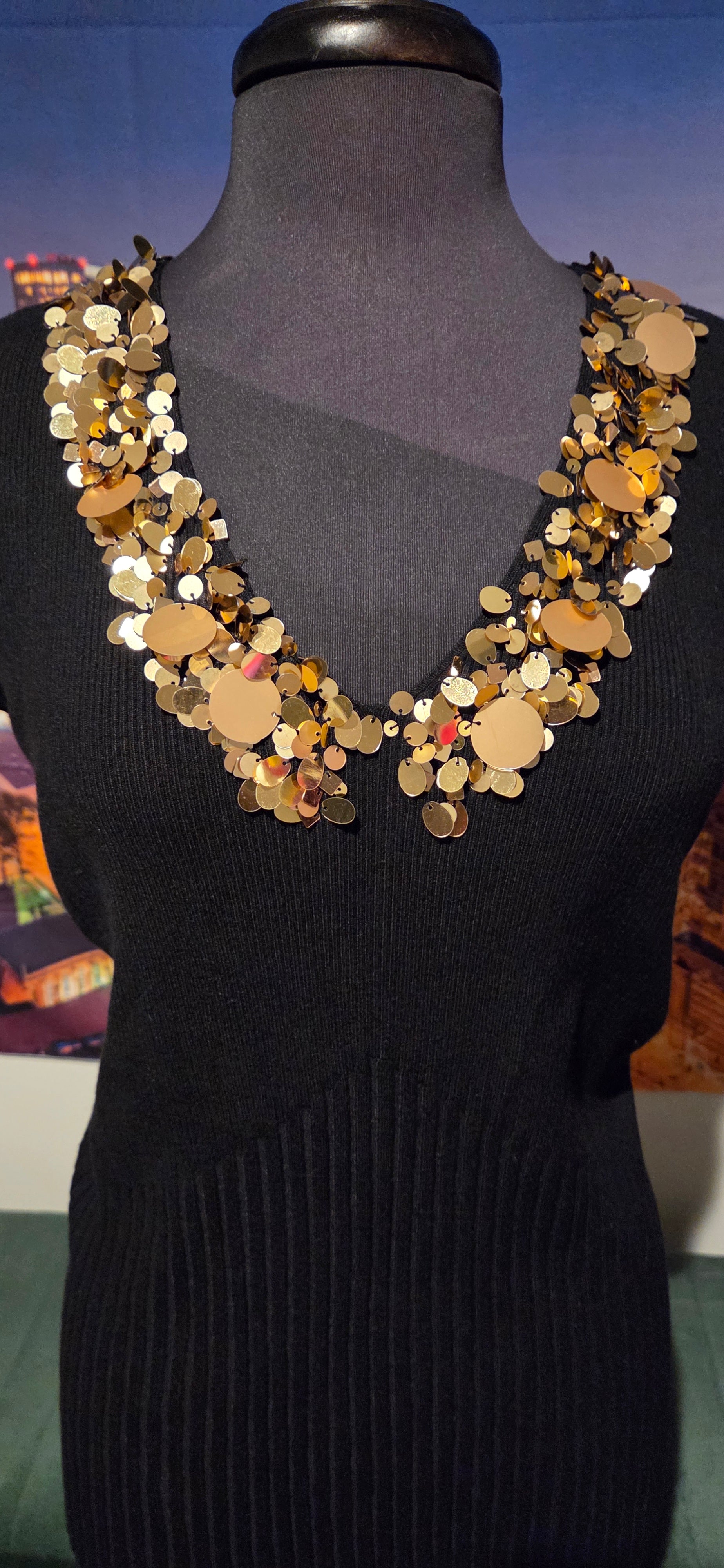 Solid Gold Sweater Top