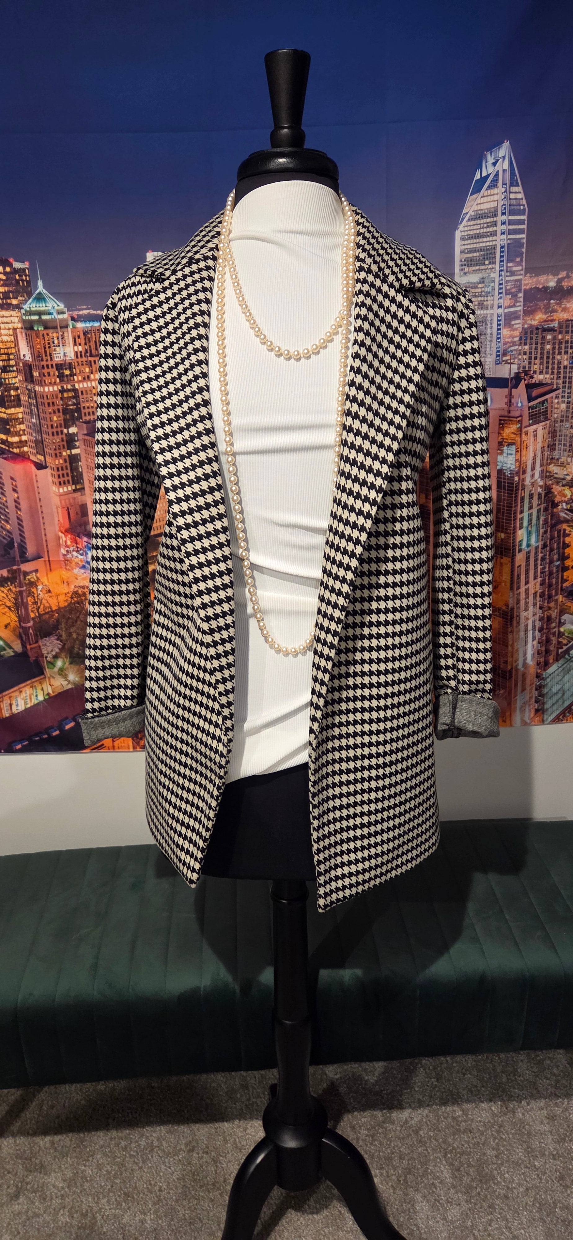 Houndstooth Blazer