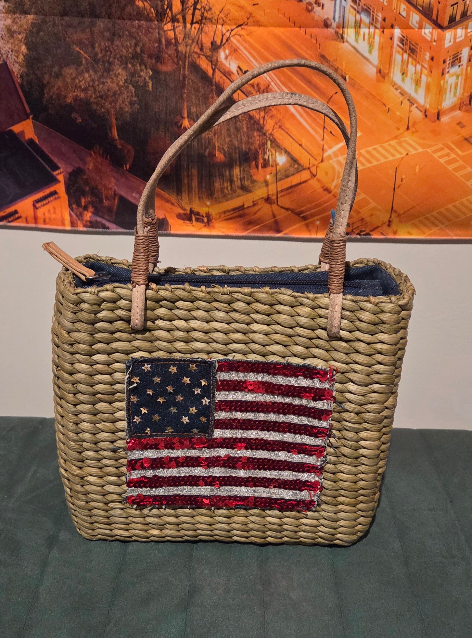 Straw Tote Purse