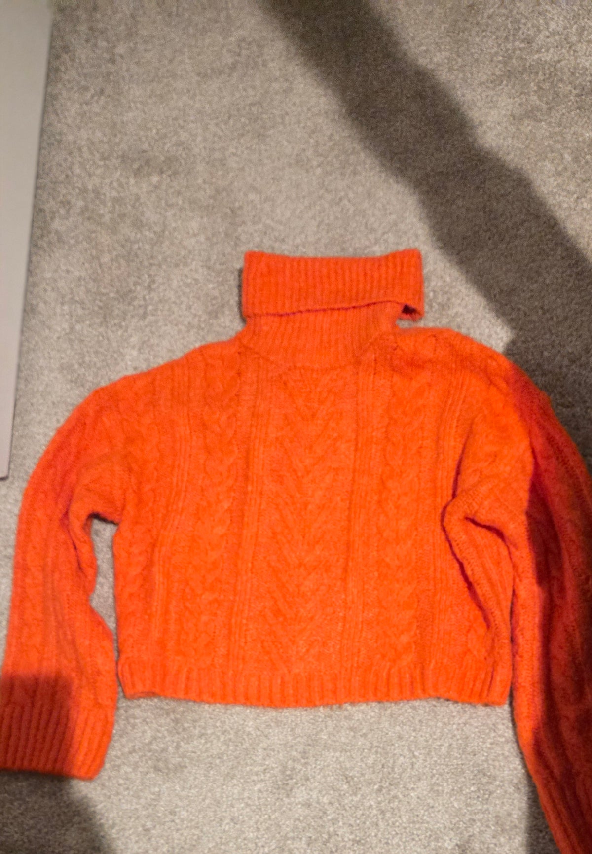 Orange Sweater