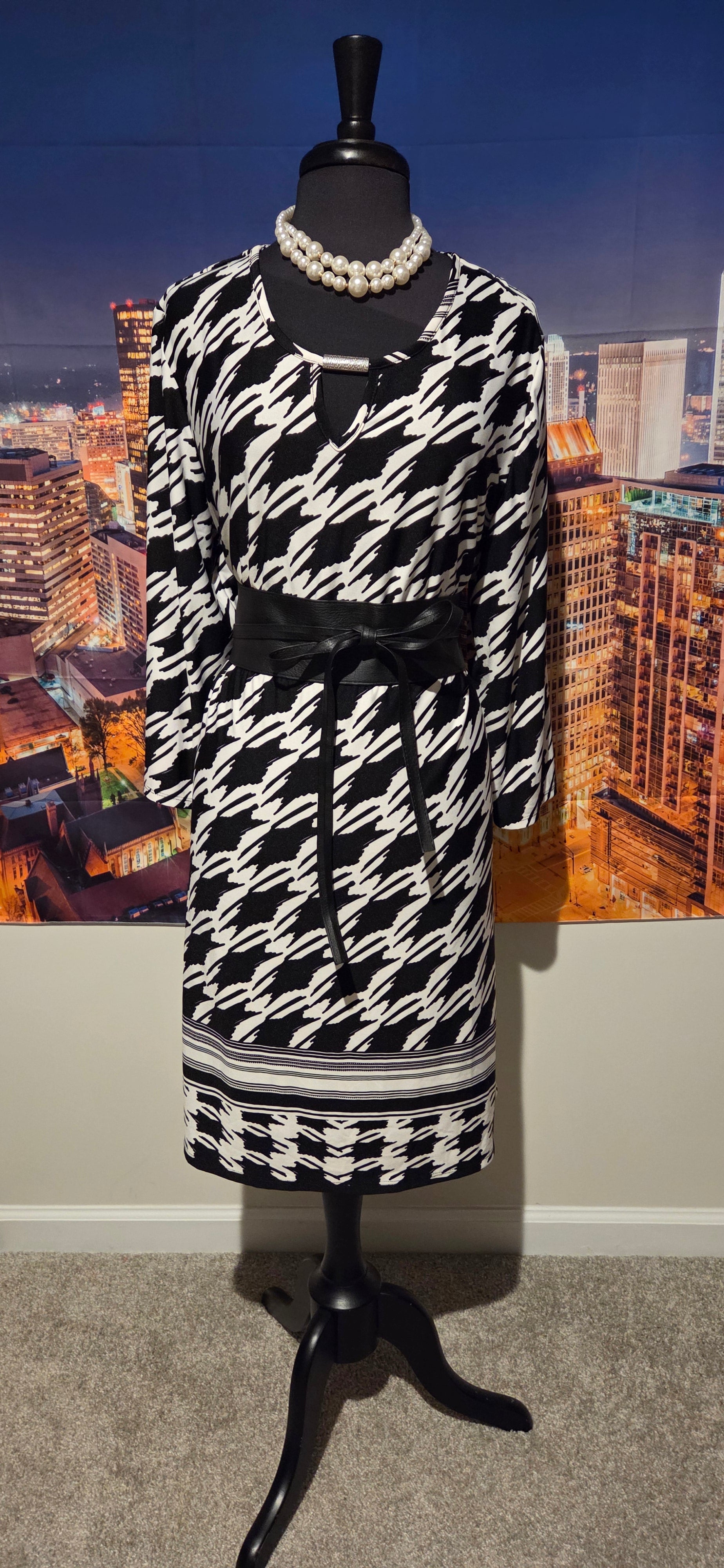 Black and White Dress