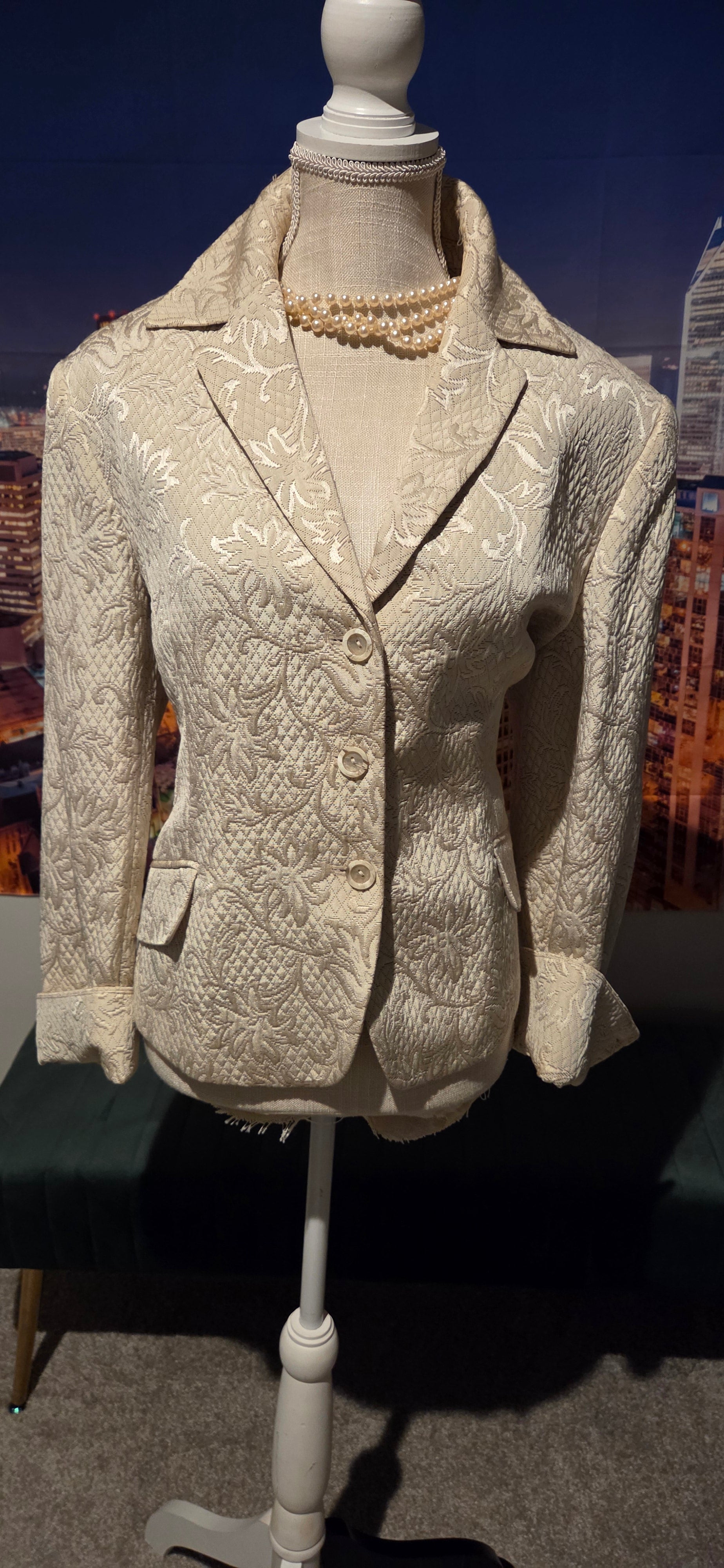 Vintage Winter white Blazer