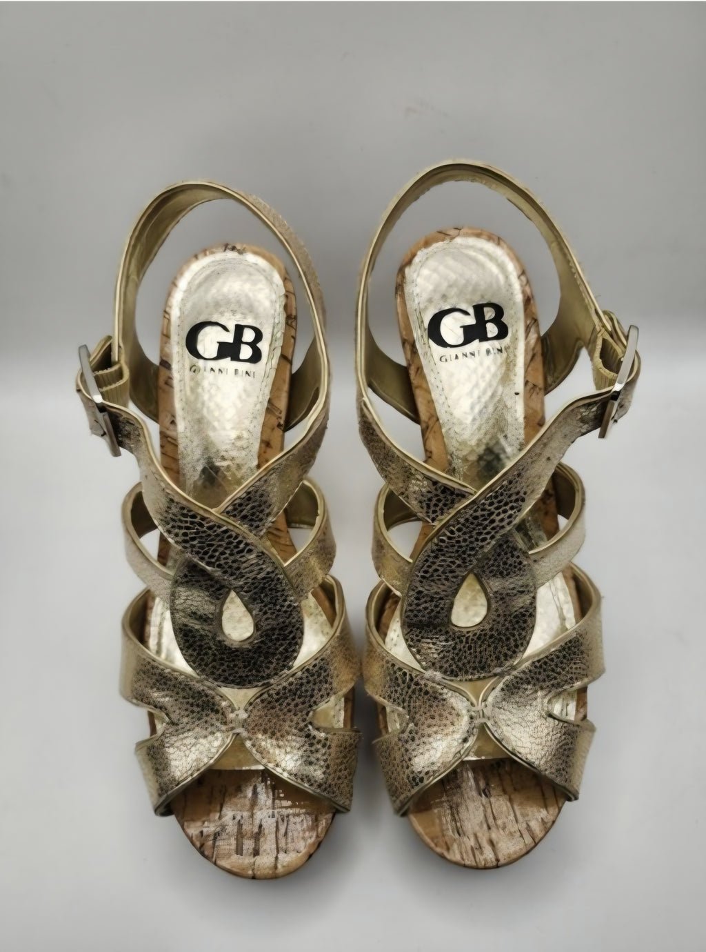 Golden Wedge Sandles