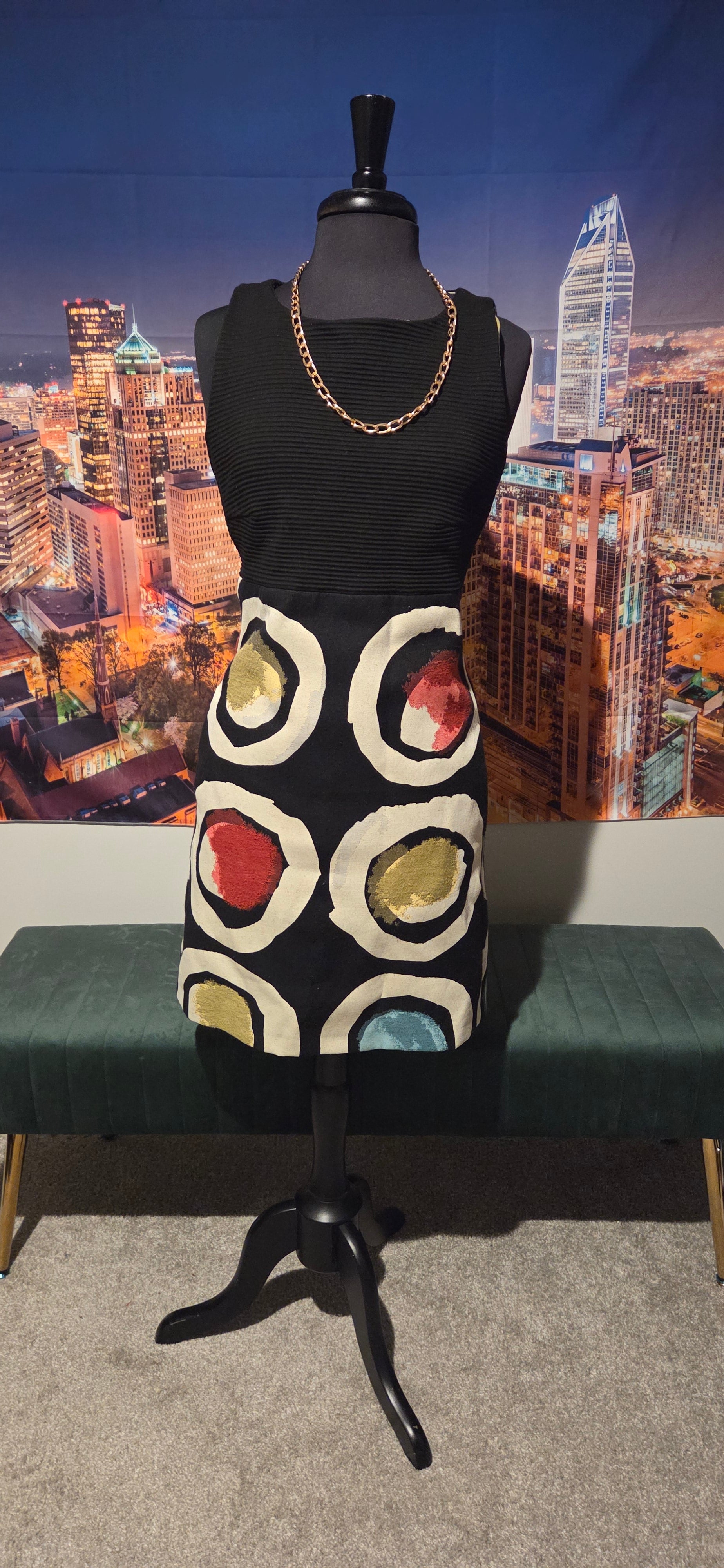 Abstract design dress