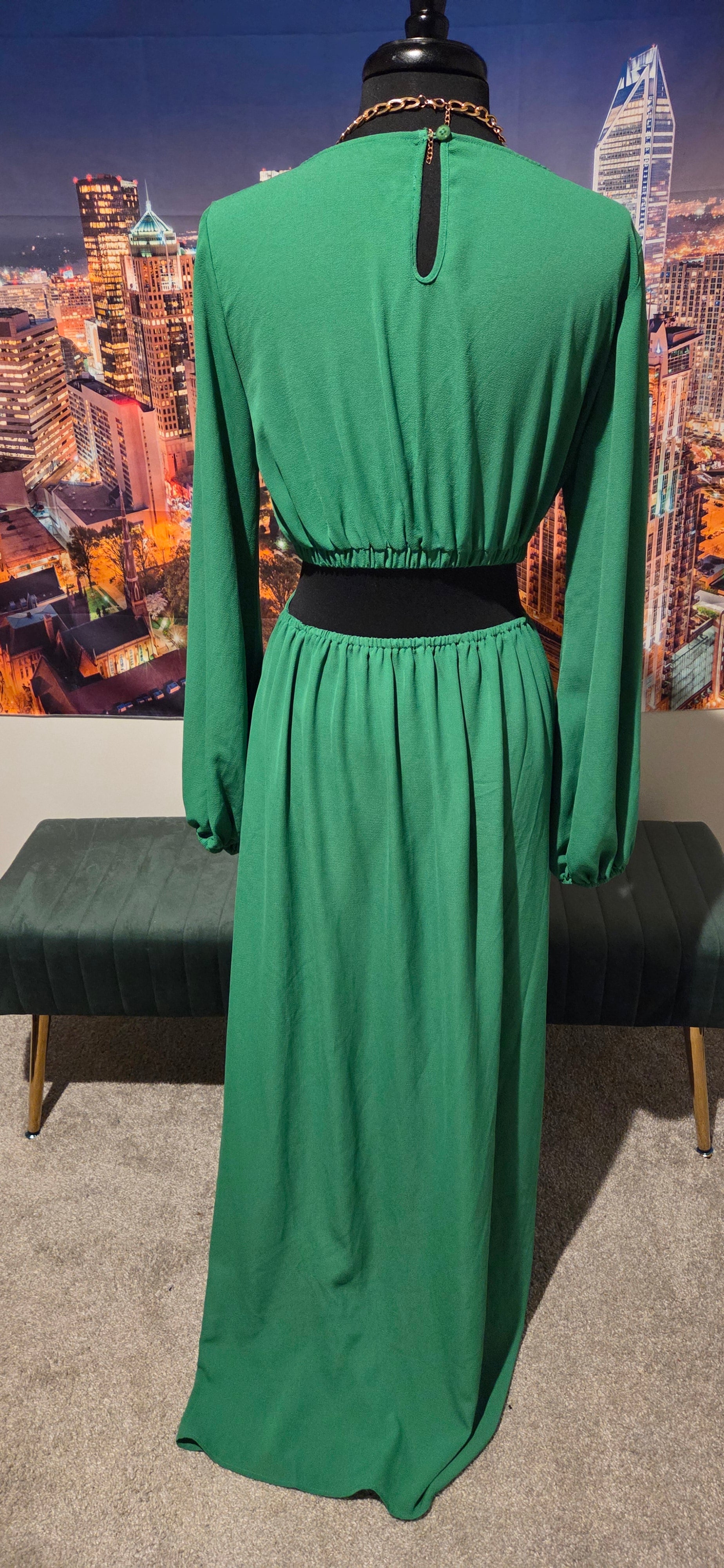 Green Godess Maxi Dress