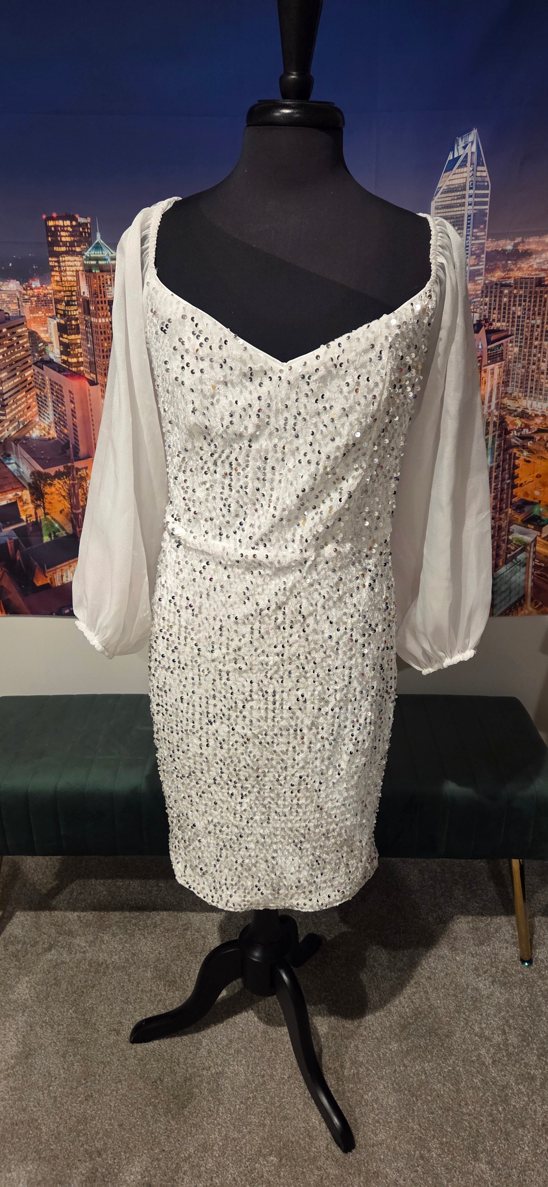 All White Everything Dress