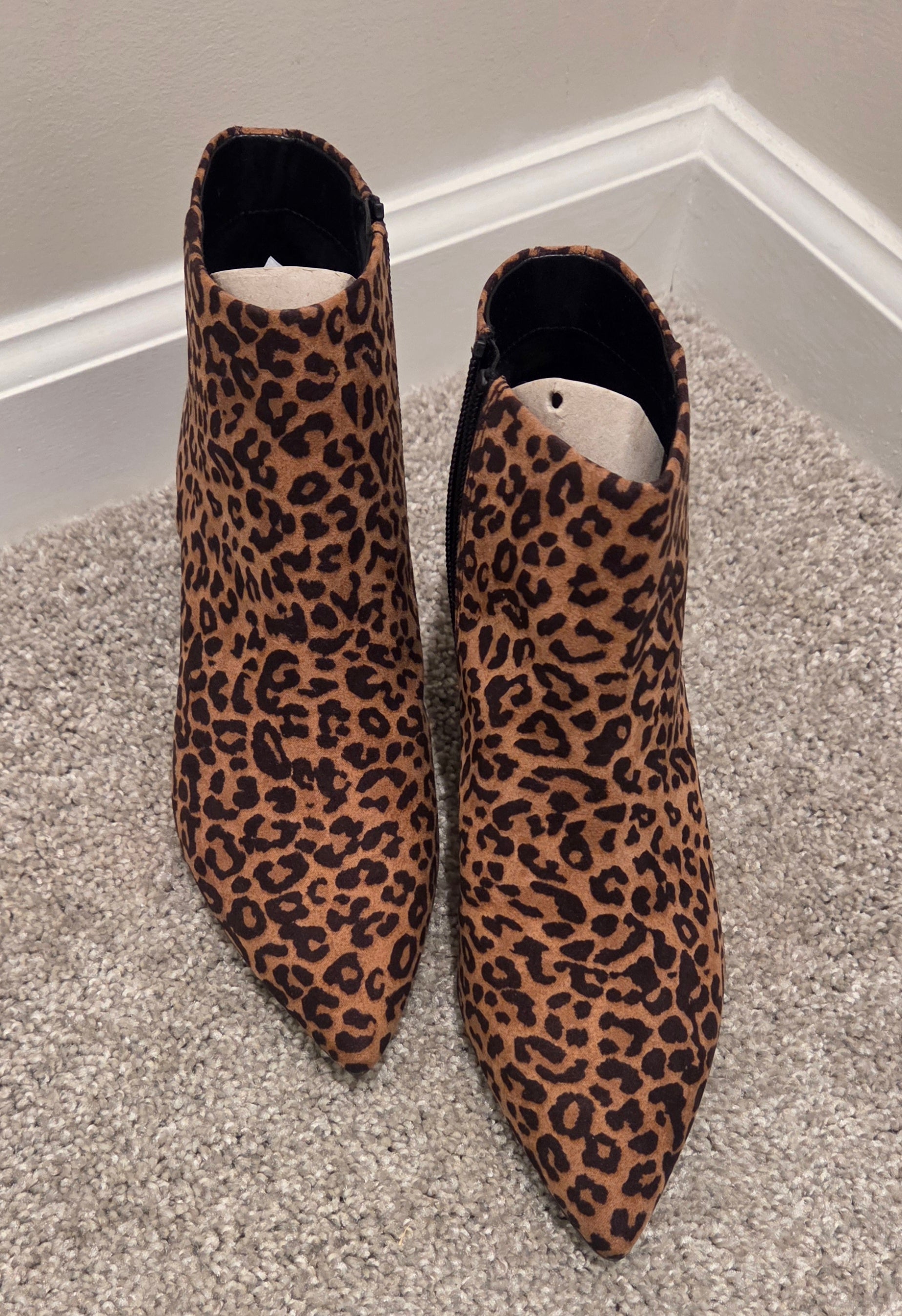 Cheetah Print Booties