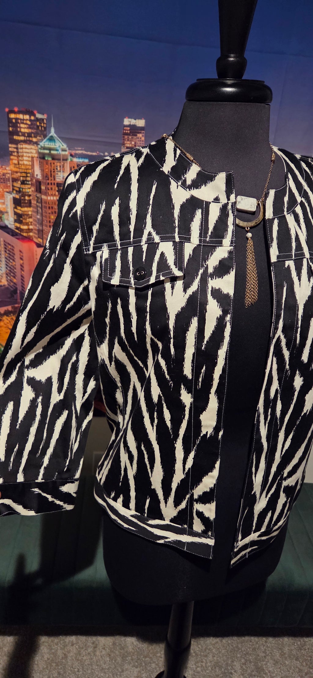 Animal print Blazer