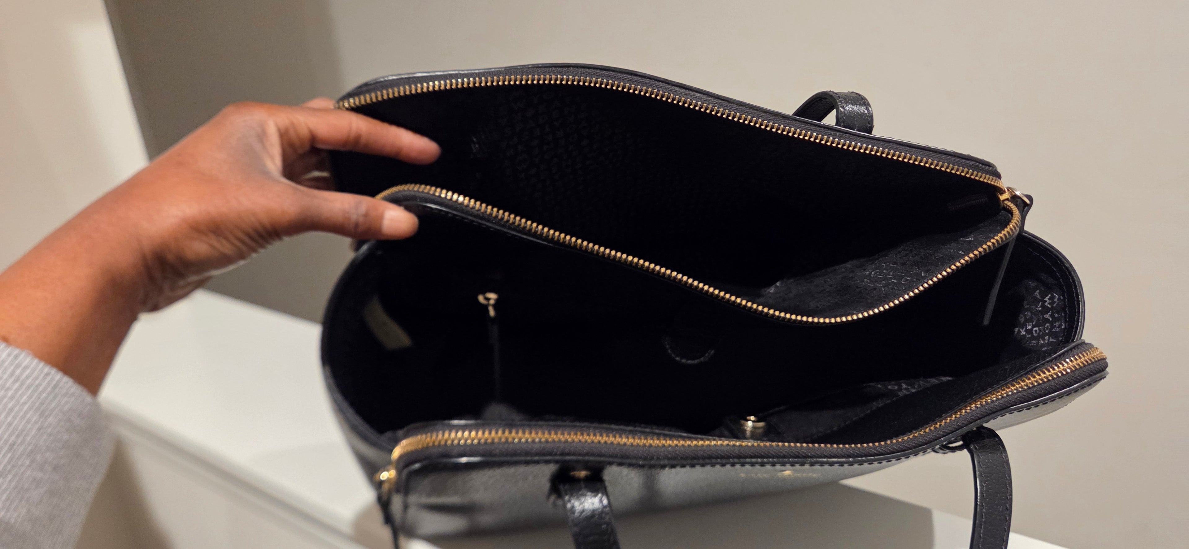 Authentic Black Leather Kate Spade Purse