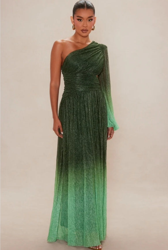Shadows of Green Dress