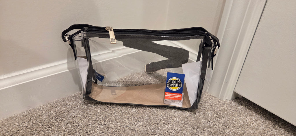 Clear Crossbody w/ Black strap