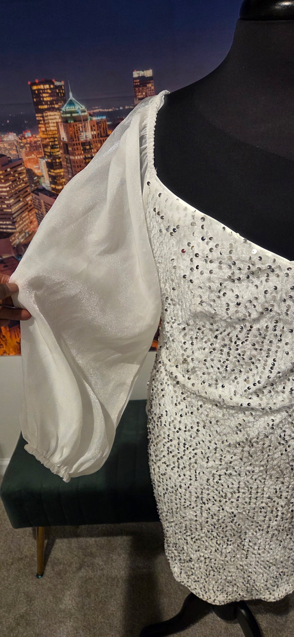 All White Everything Dress