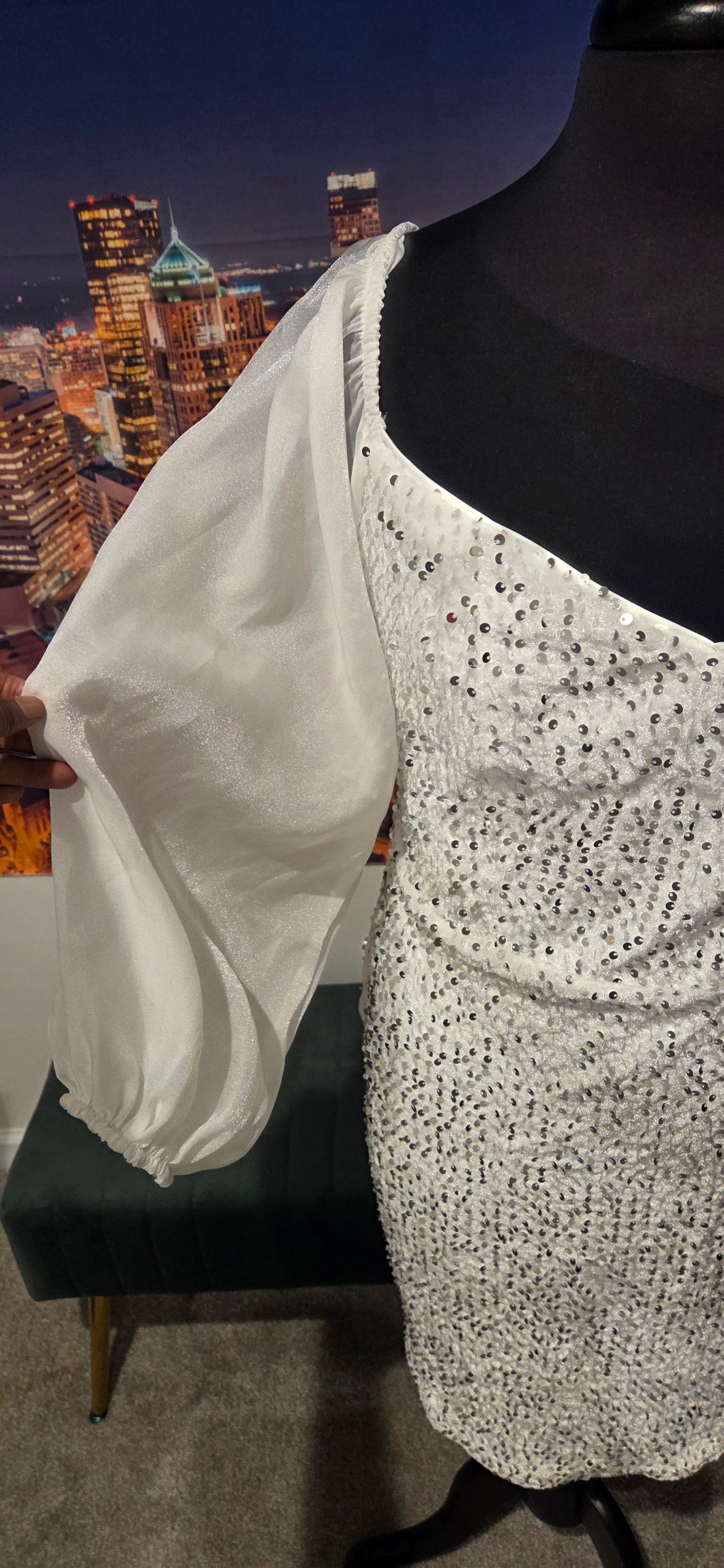 All White Everything Dress