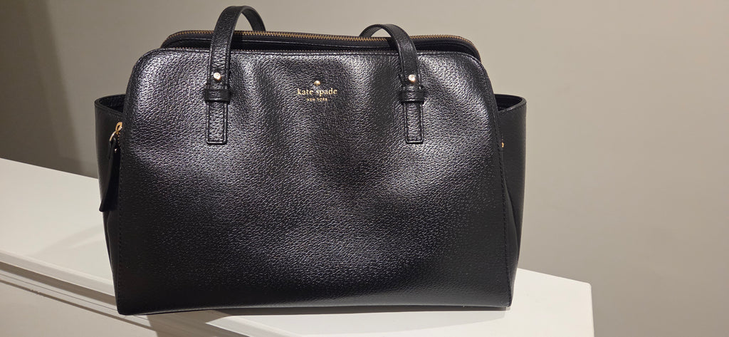 Authentic Black Leather Kate Spade Purse