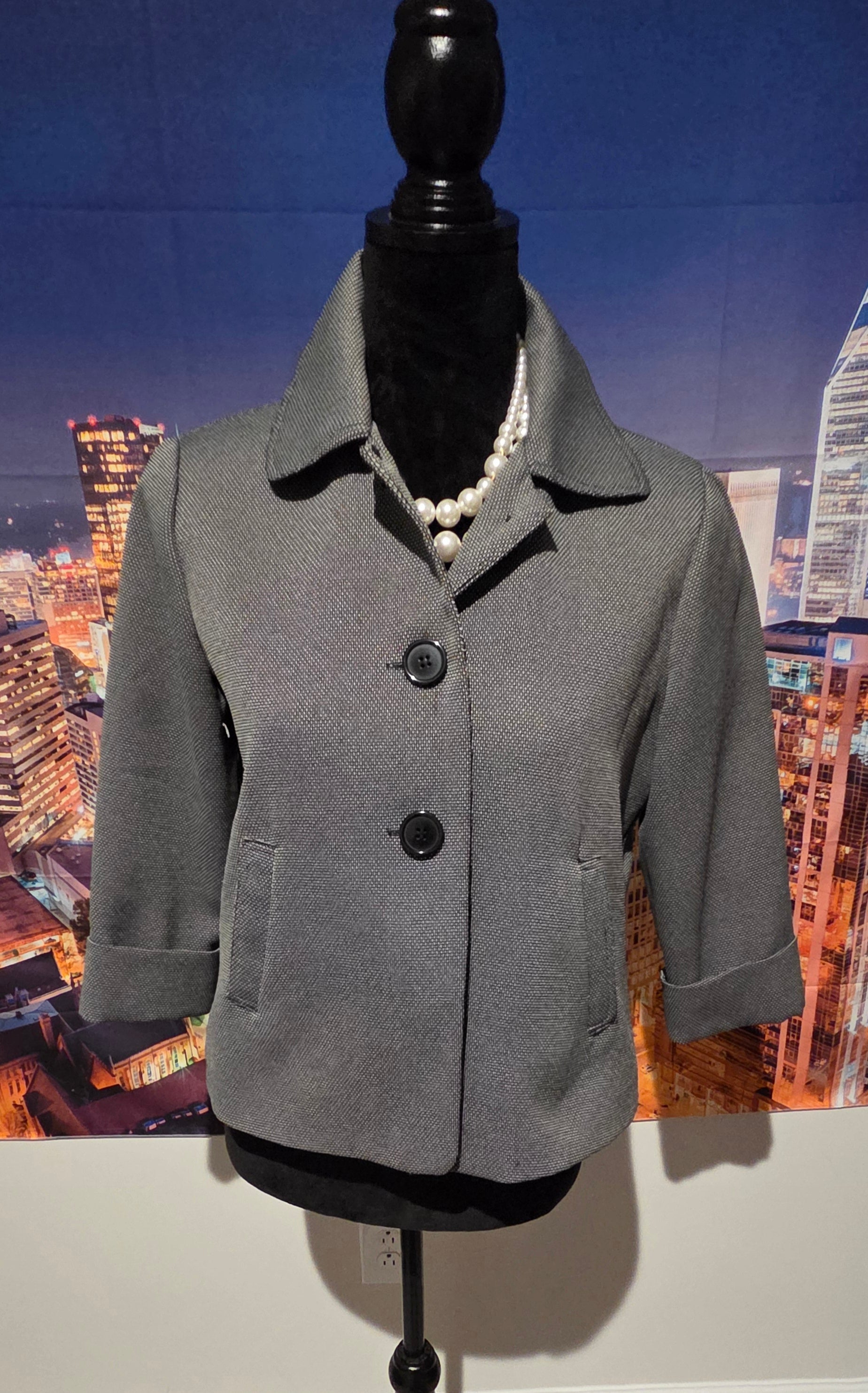 Round Neck Styled Blazer
