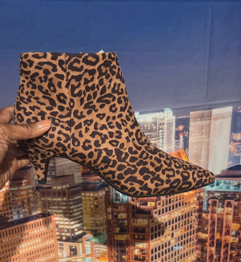Cheetah Print Booties