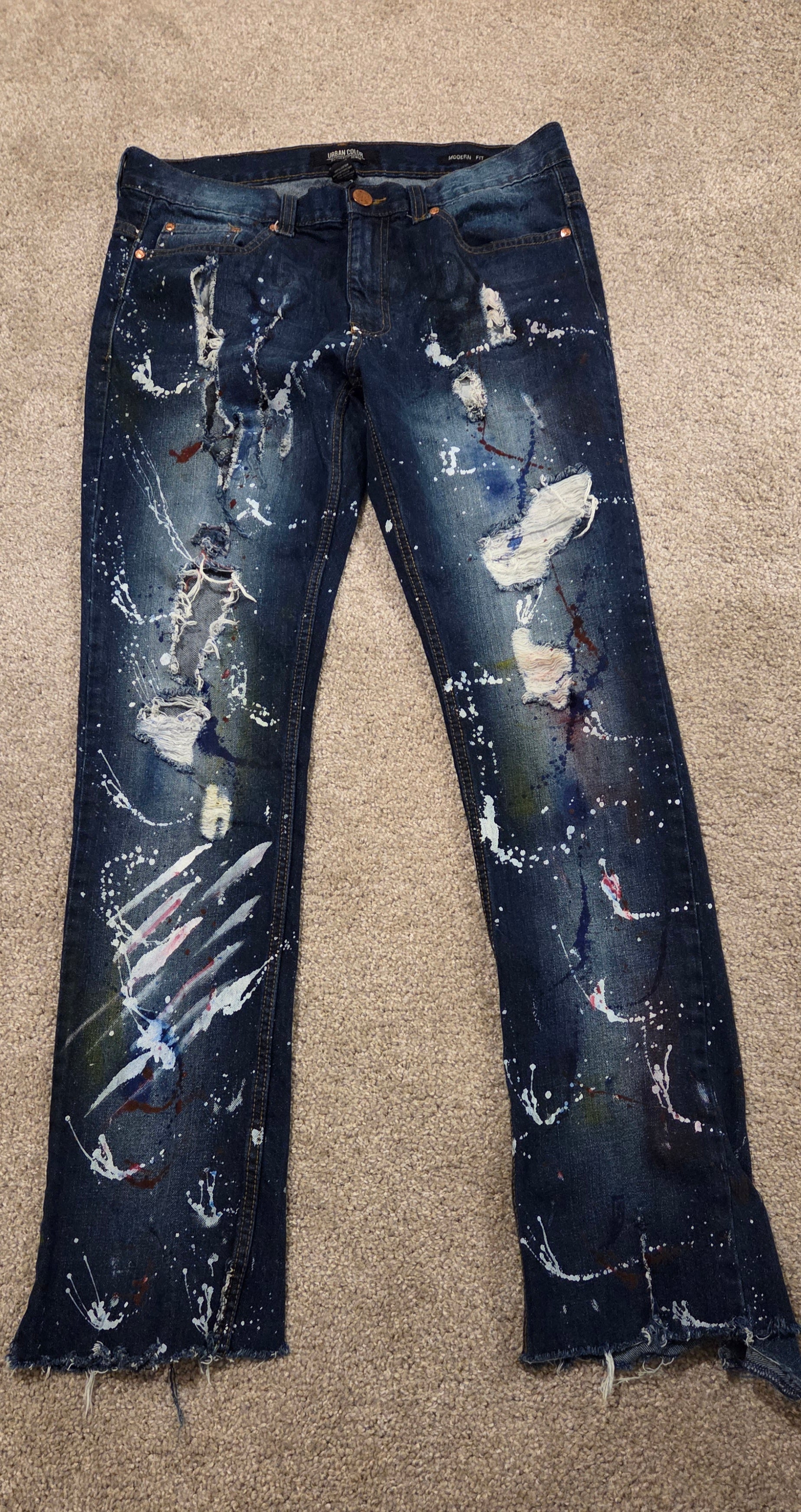 Distressed Jeans
