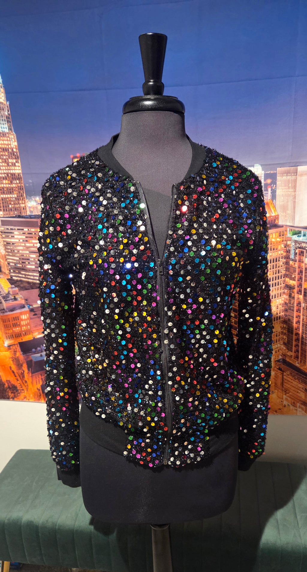 Bling Out Bomber Jacket
