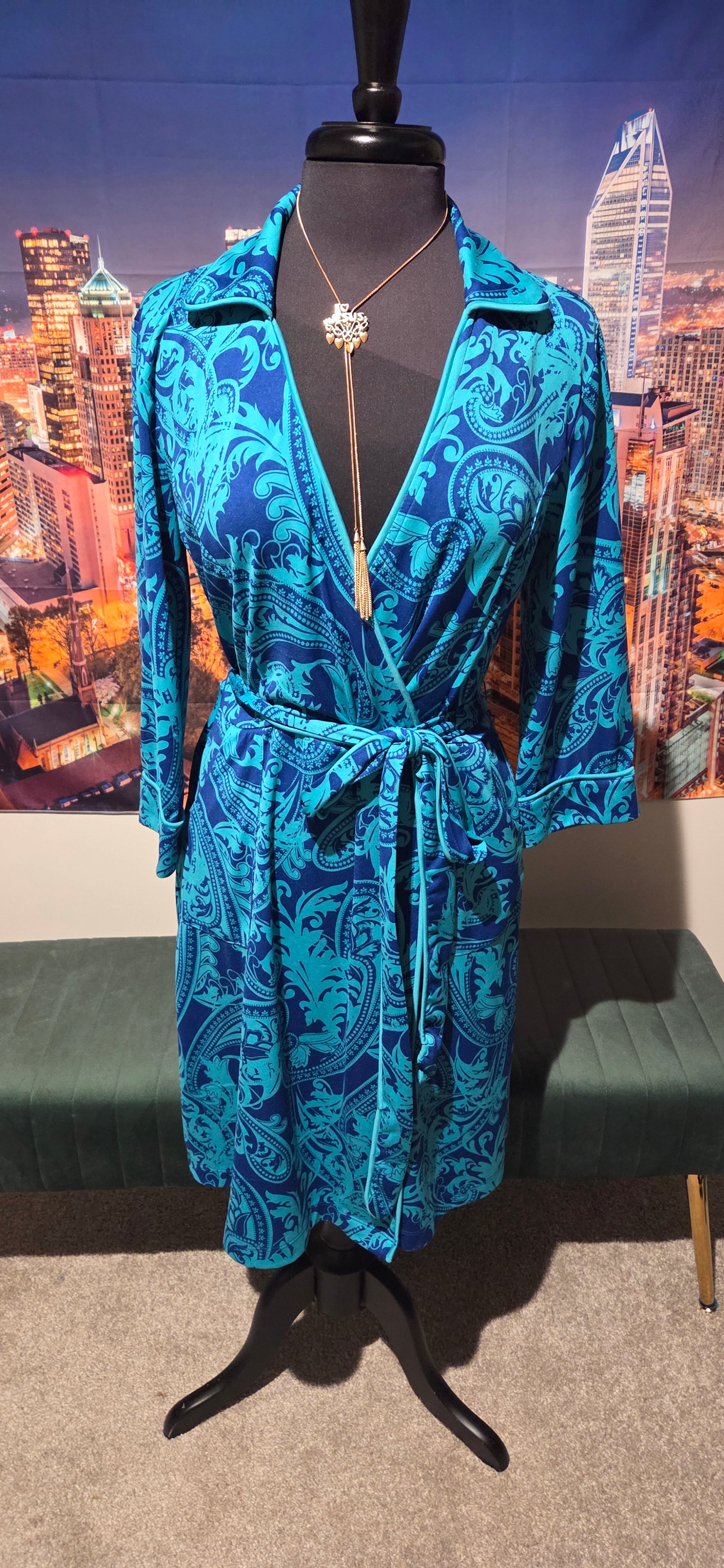 Paisley Print Dress