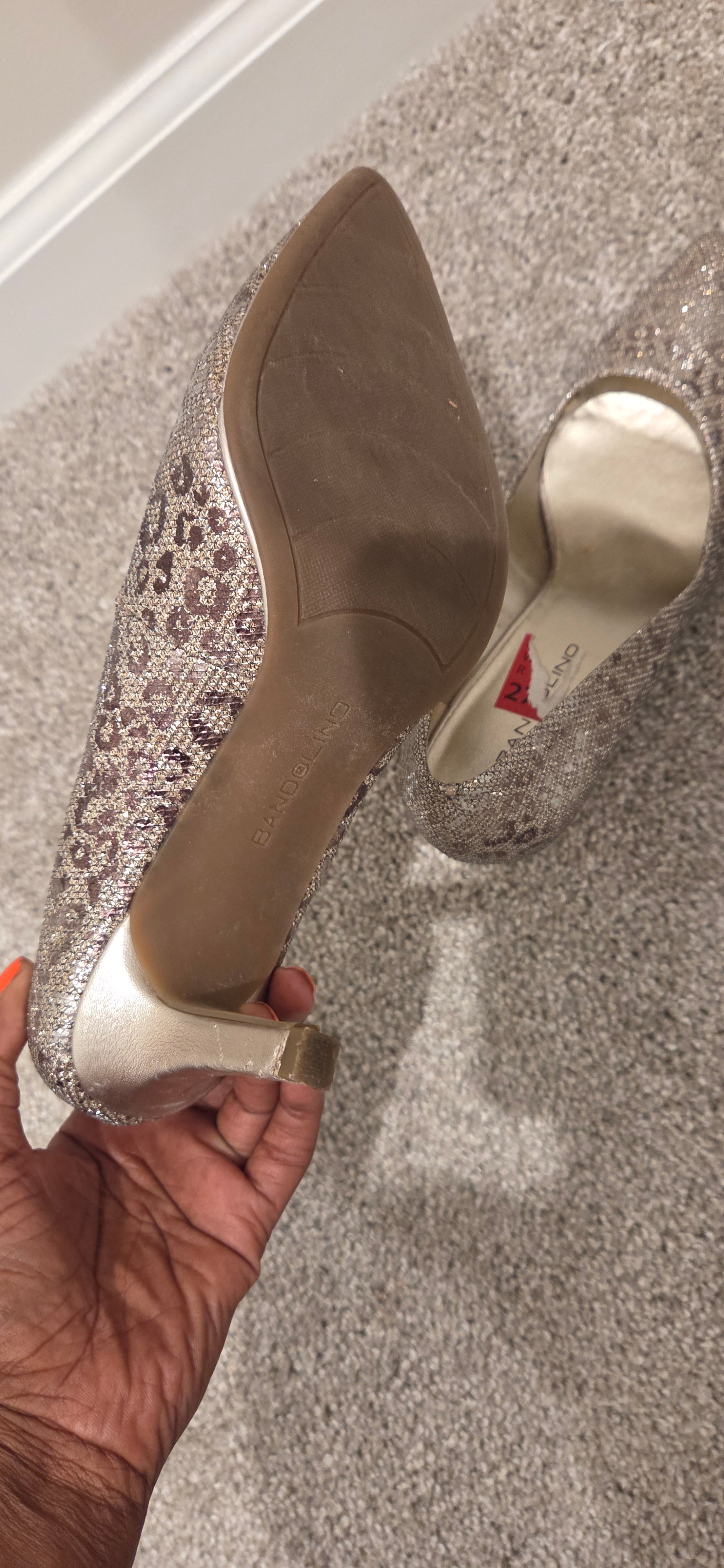 Shimmer Animal Print Pumps