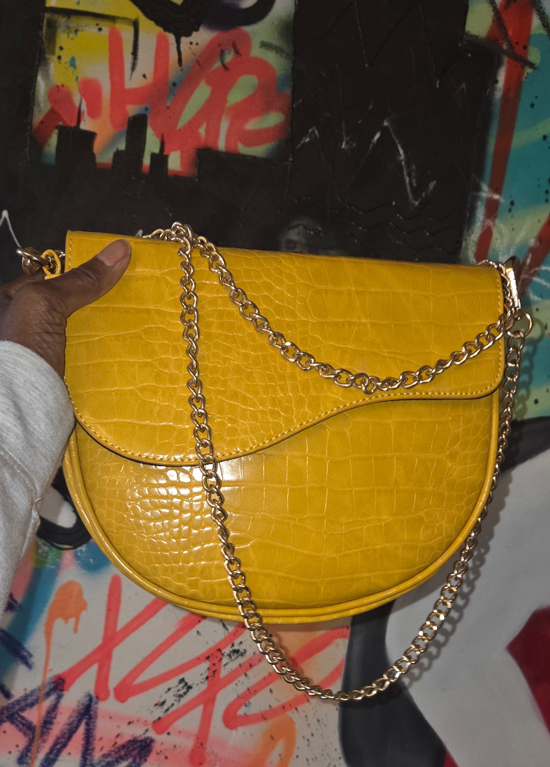 Yellow Fashion Crossbody