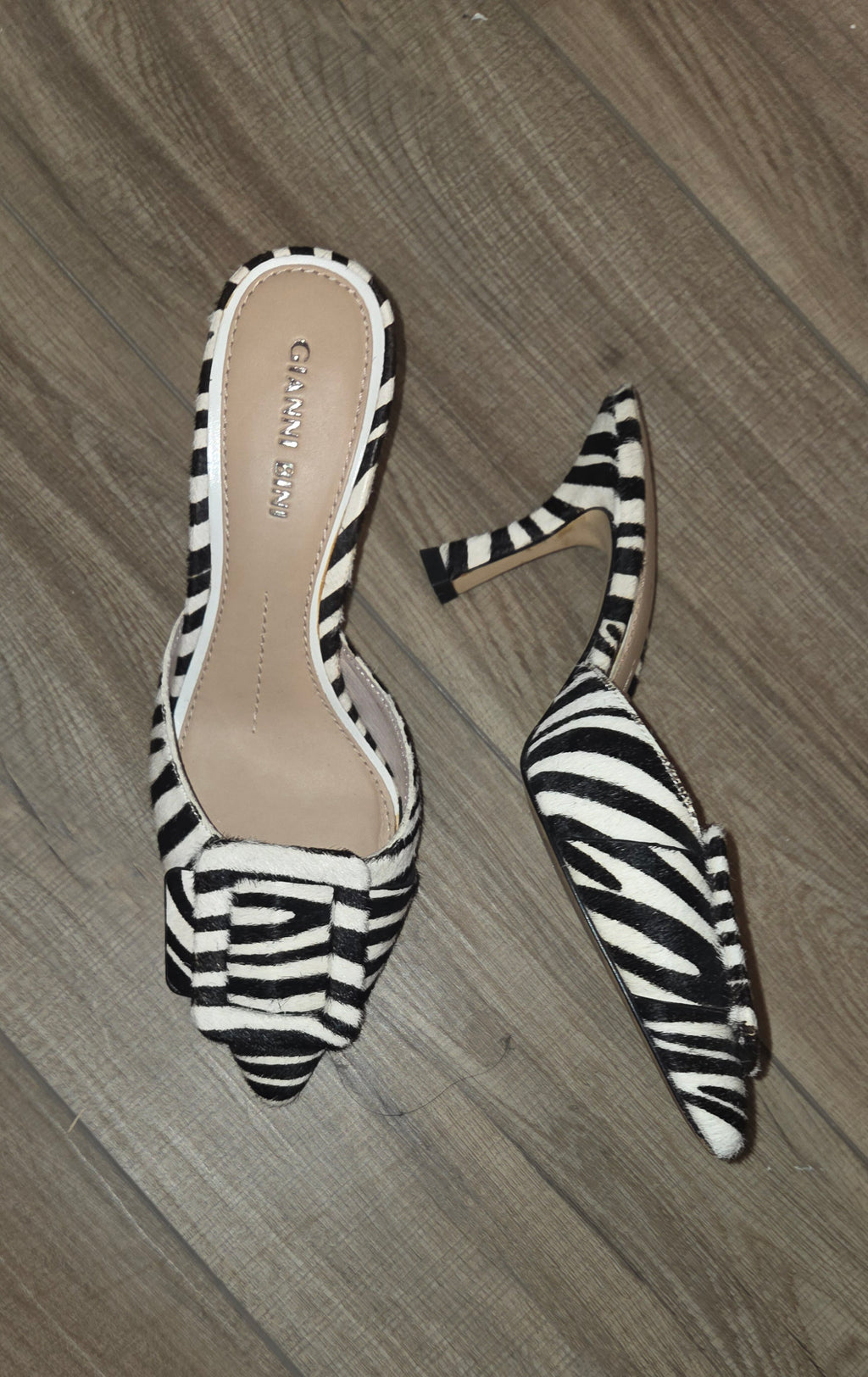 Zebra Print Heels