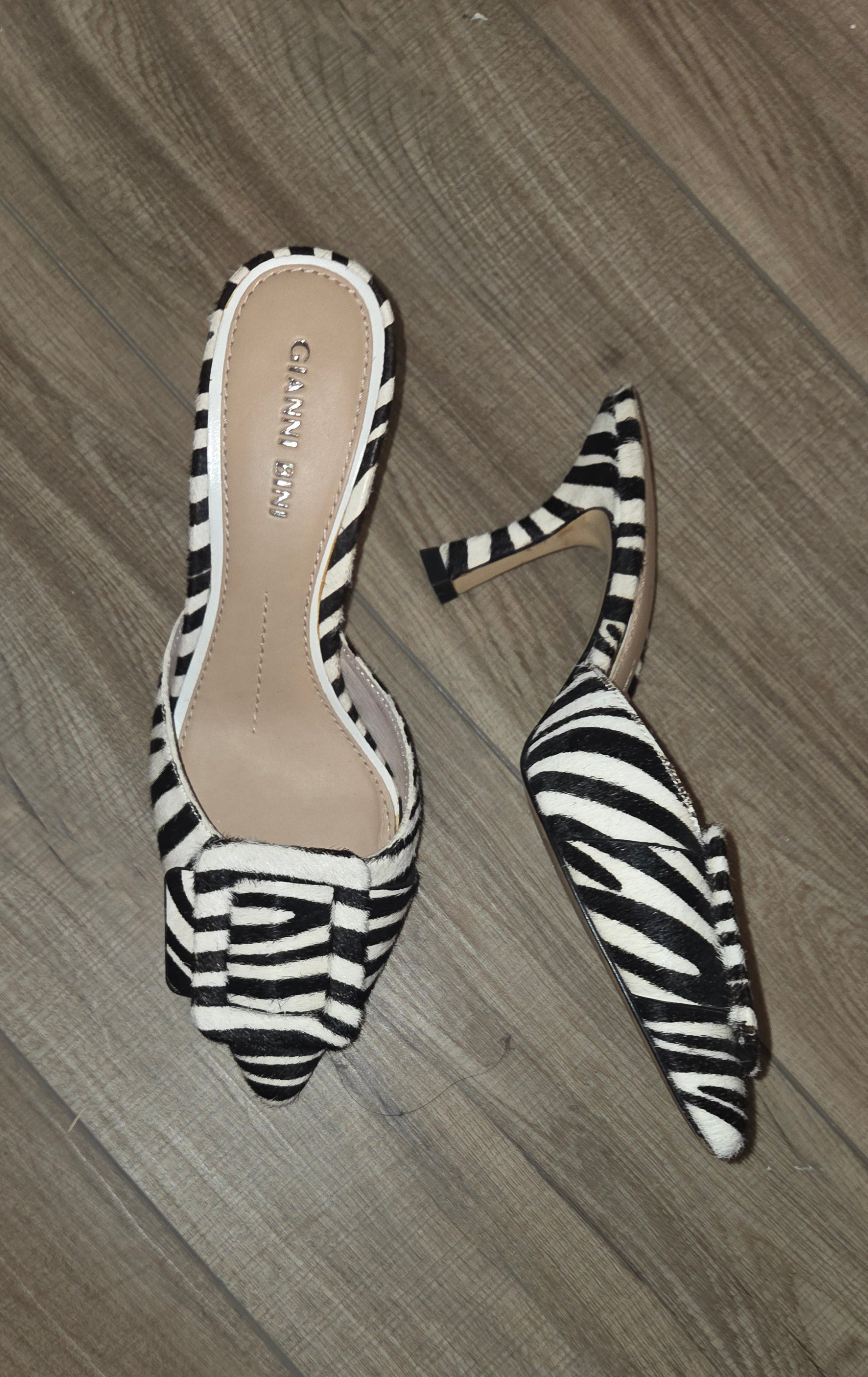 Zebra Print Heels