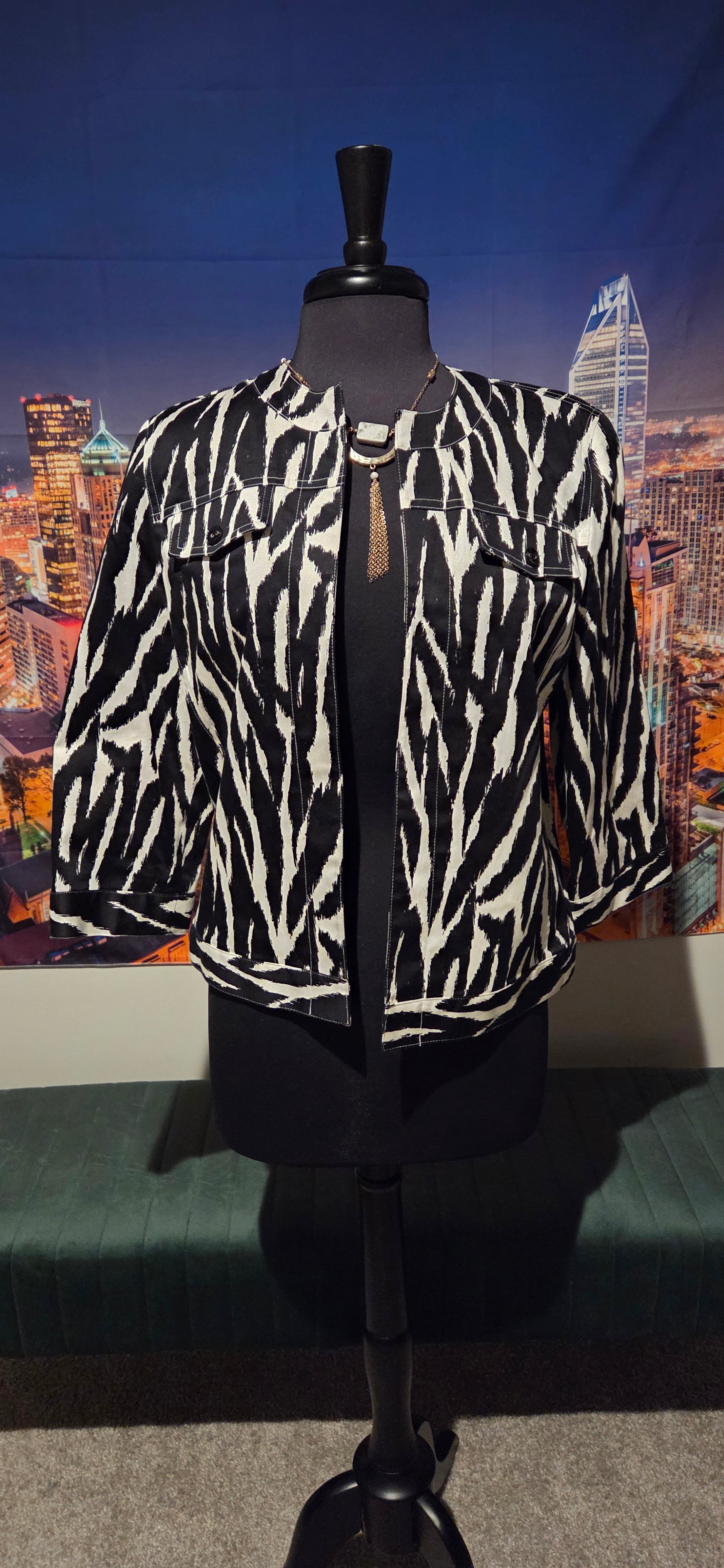 Animal print Blazer