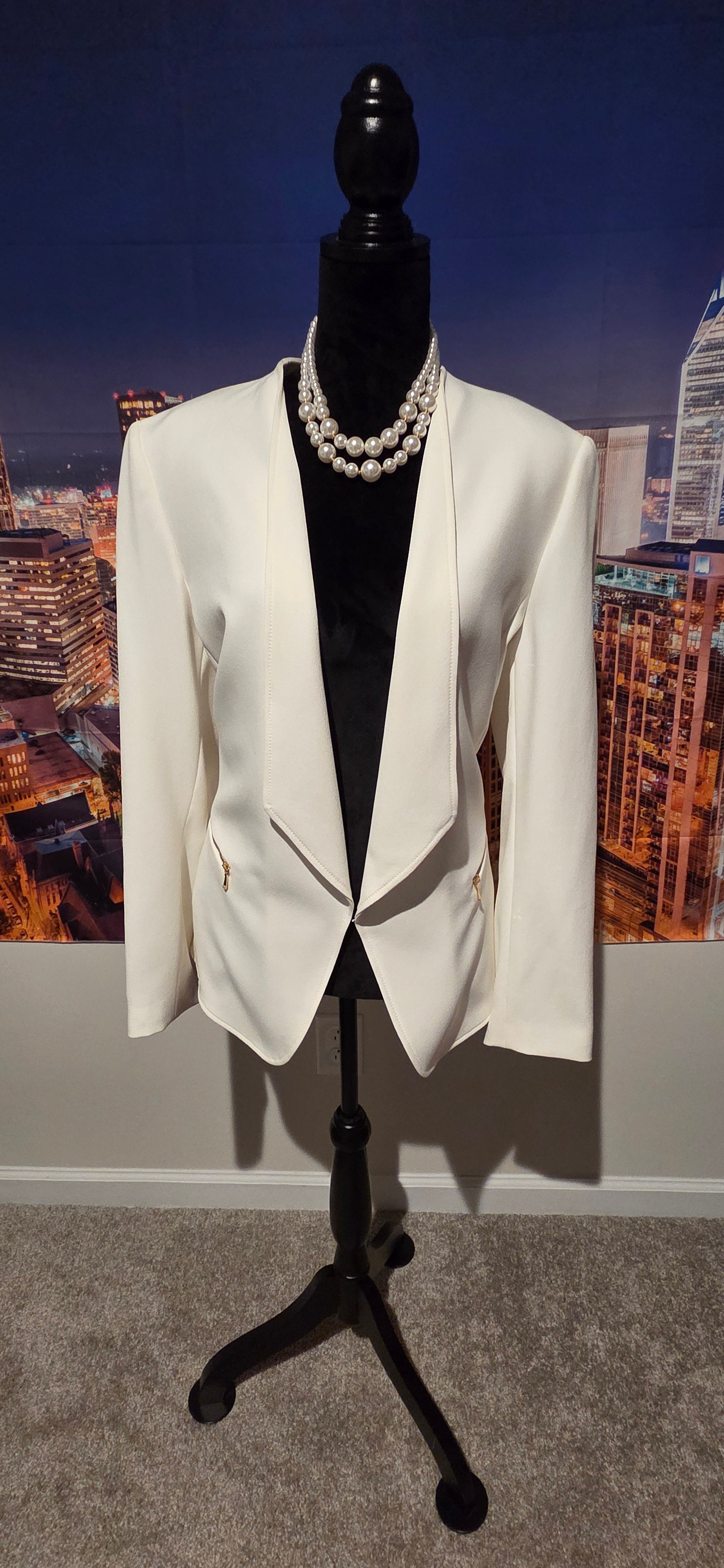 Classy Creme Blazer