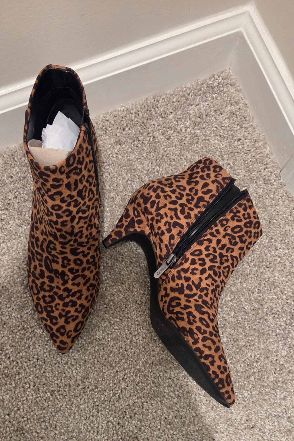 Cheetah Print Booties